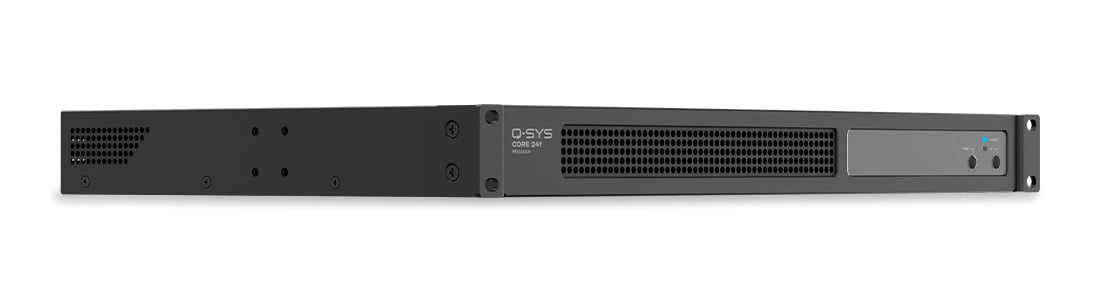 Q-SYS Core 24f의 구도 우측 이미지