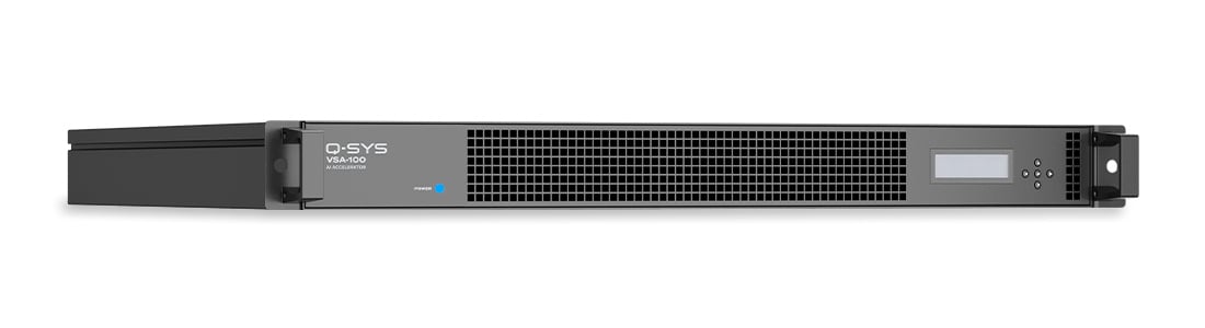 Q-SYS VSA-100의 우측 구도 이미지