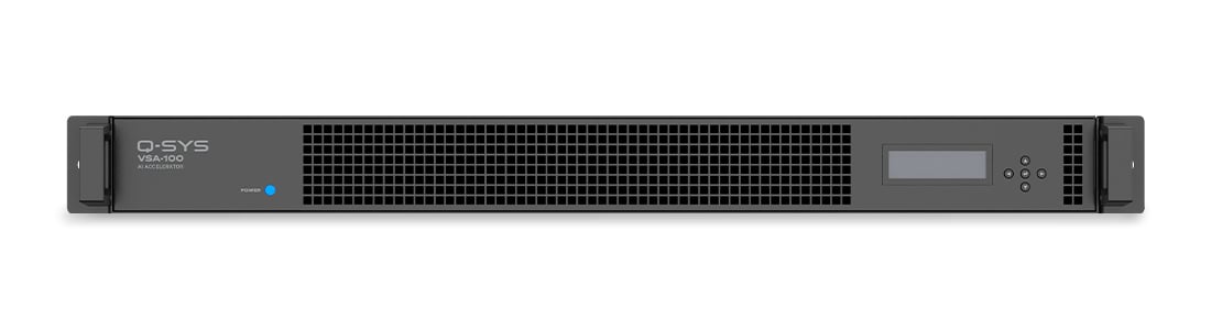 Q-SYS VSA-100 전면 이미지
