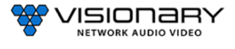 Visonary Network 오디오 비디오 로고
