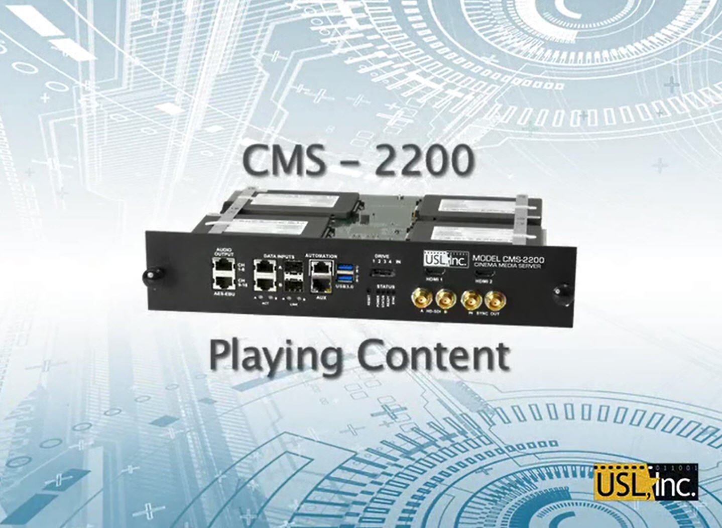 콘텐츠 재생 CMS-2200 용 비디오 썸네일