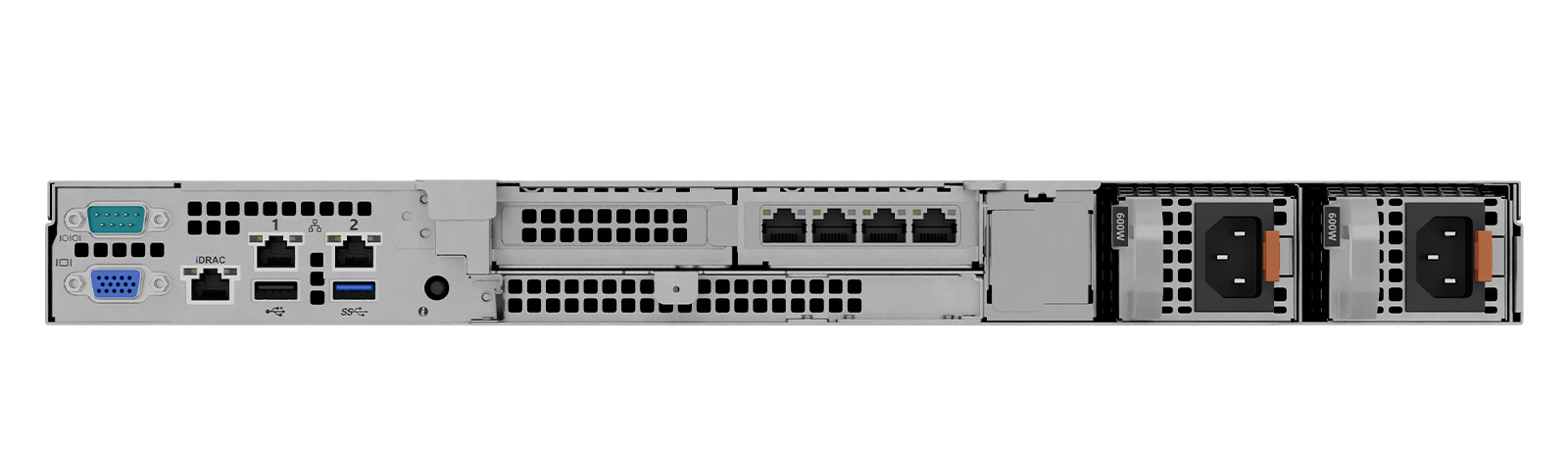 Q-SYS Server Core X20r 후면 이미지