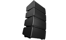 PL-LA8 PL-LA8 4-스피커 라인 어레이의 전면 각도 보기