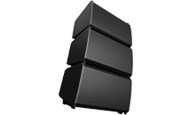 PL-LA12 PL-LA12 3-스피커 라인 어레이의 전면 각도 보기