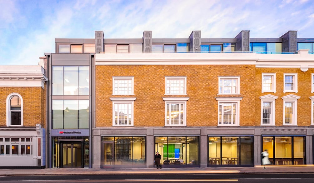 물리학 연구소 건물 정면도