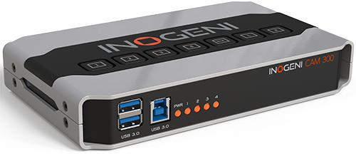 INOGENI CAM시리즈 플러그 앤 고 셀렉터의 전면 각도 보기