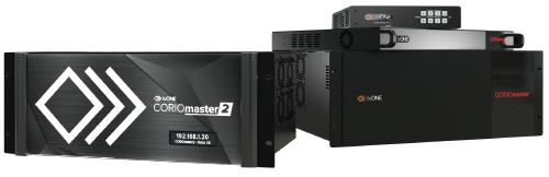 서로 적층된 tvONE 제품의 단체 사진