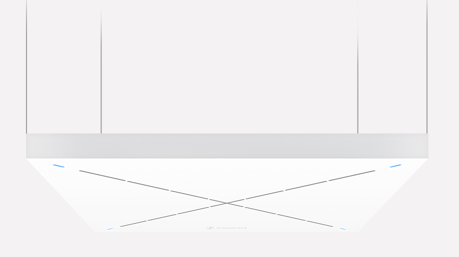 젠하이저 천장 마이크 모습