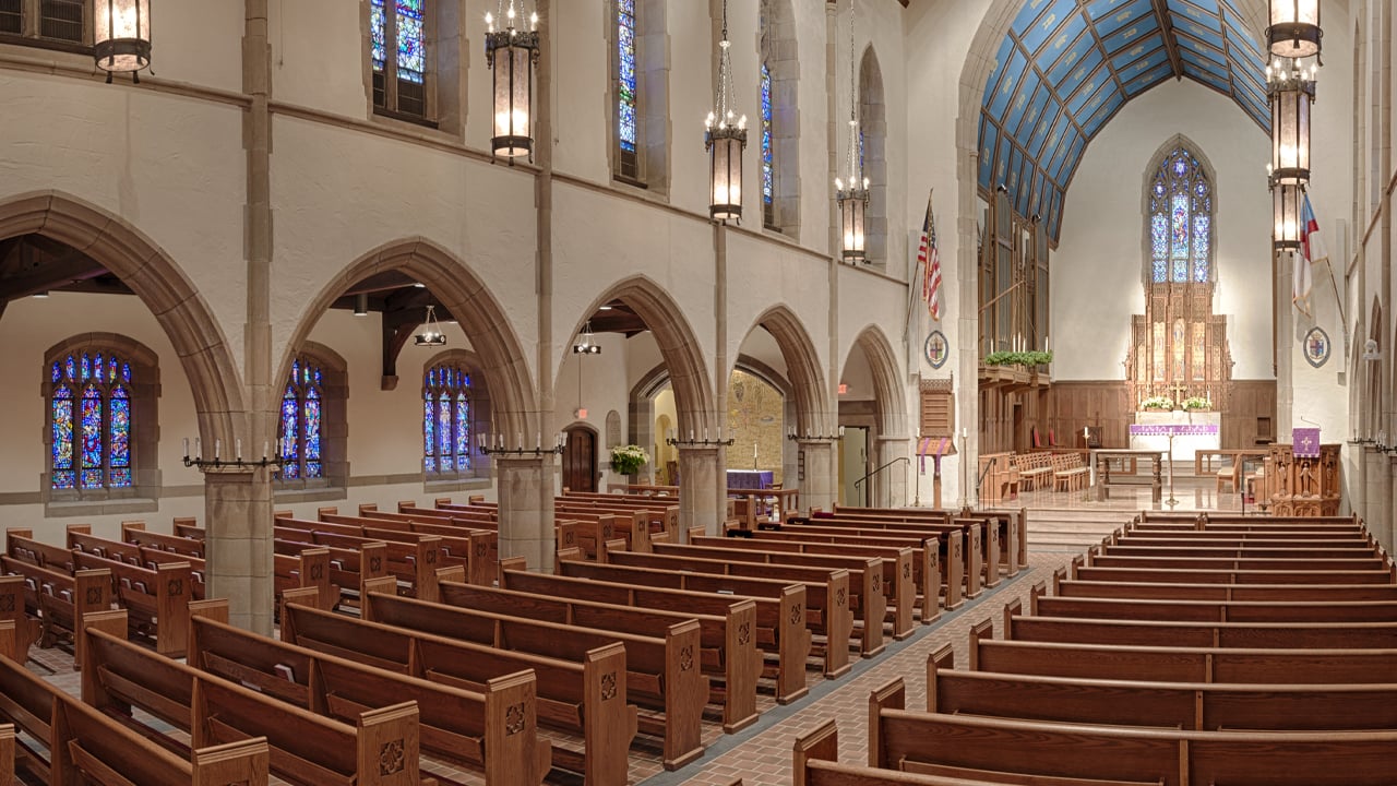 Q-SYS 통합 시스템으로 업그레이드된 성 스티븐 성공회 교회