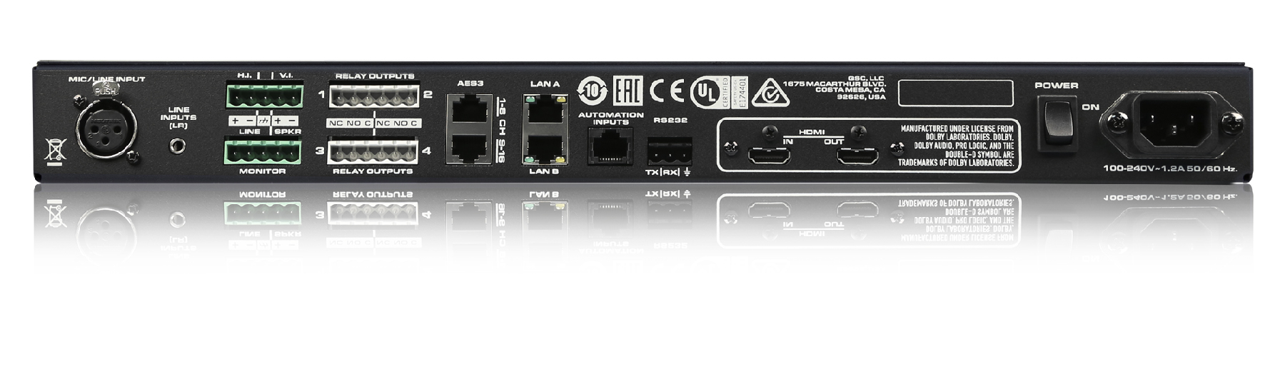 DCIO-H - 반사 효과가 있는 후면 이미지