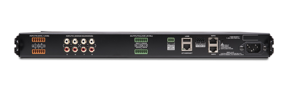 MP-M40의 후면 모습